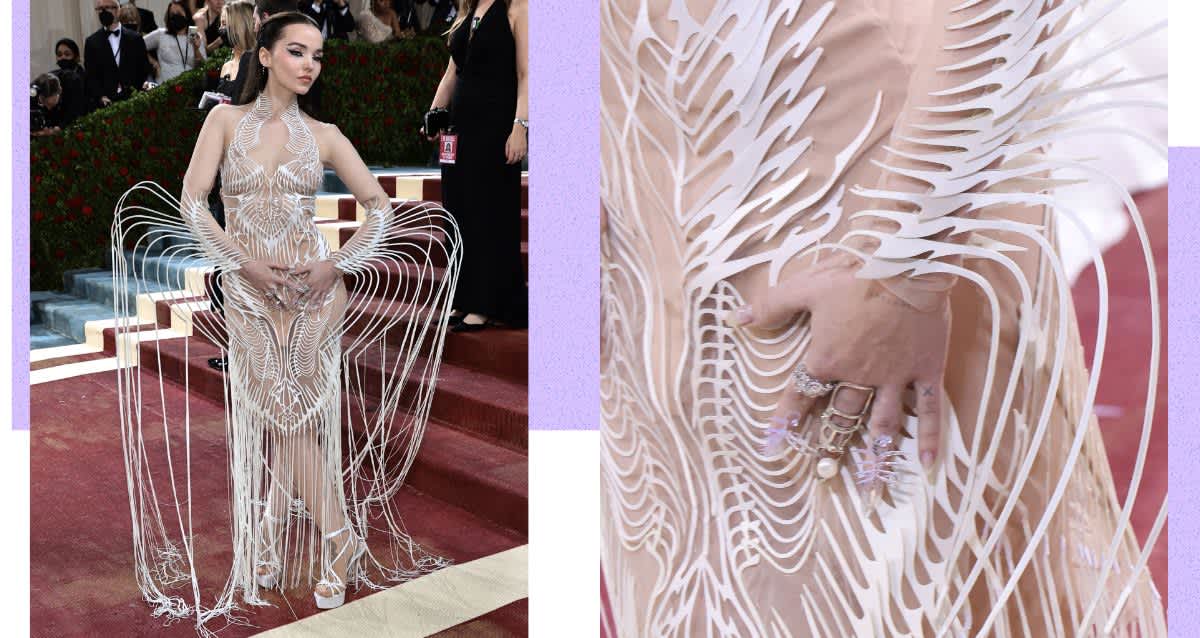 Dove Camerons Intricate Met Gala Dress Took 600 Hours To Create