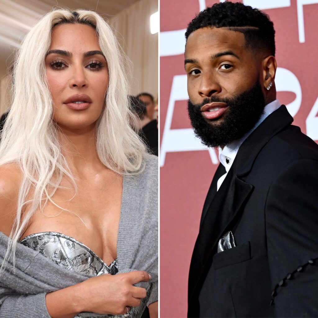 celebrity-breakups-2024-Kim Kardashian and Odell Beckham Jr.