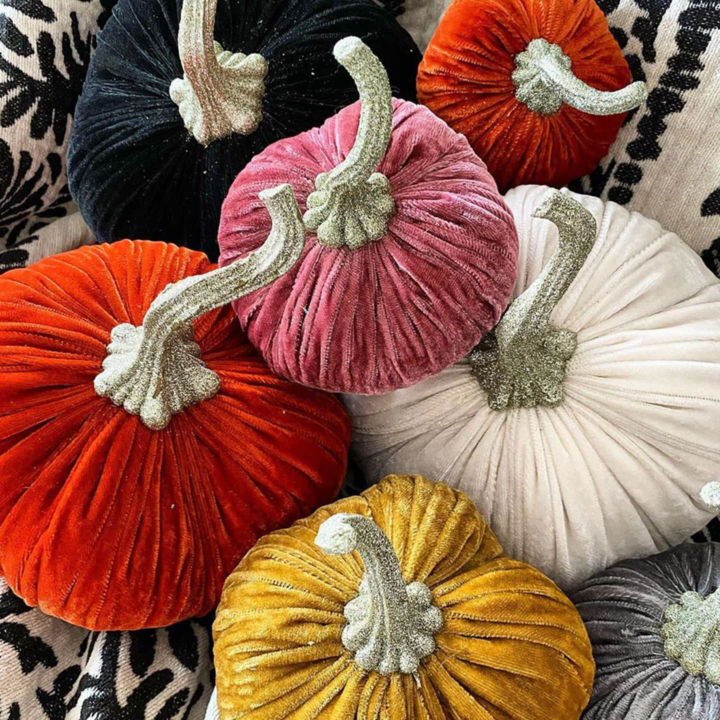 These Velvet Pumpkins From Homegoods Look Like Theyre Straight Out Of