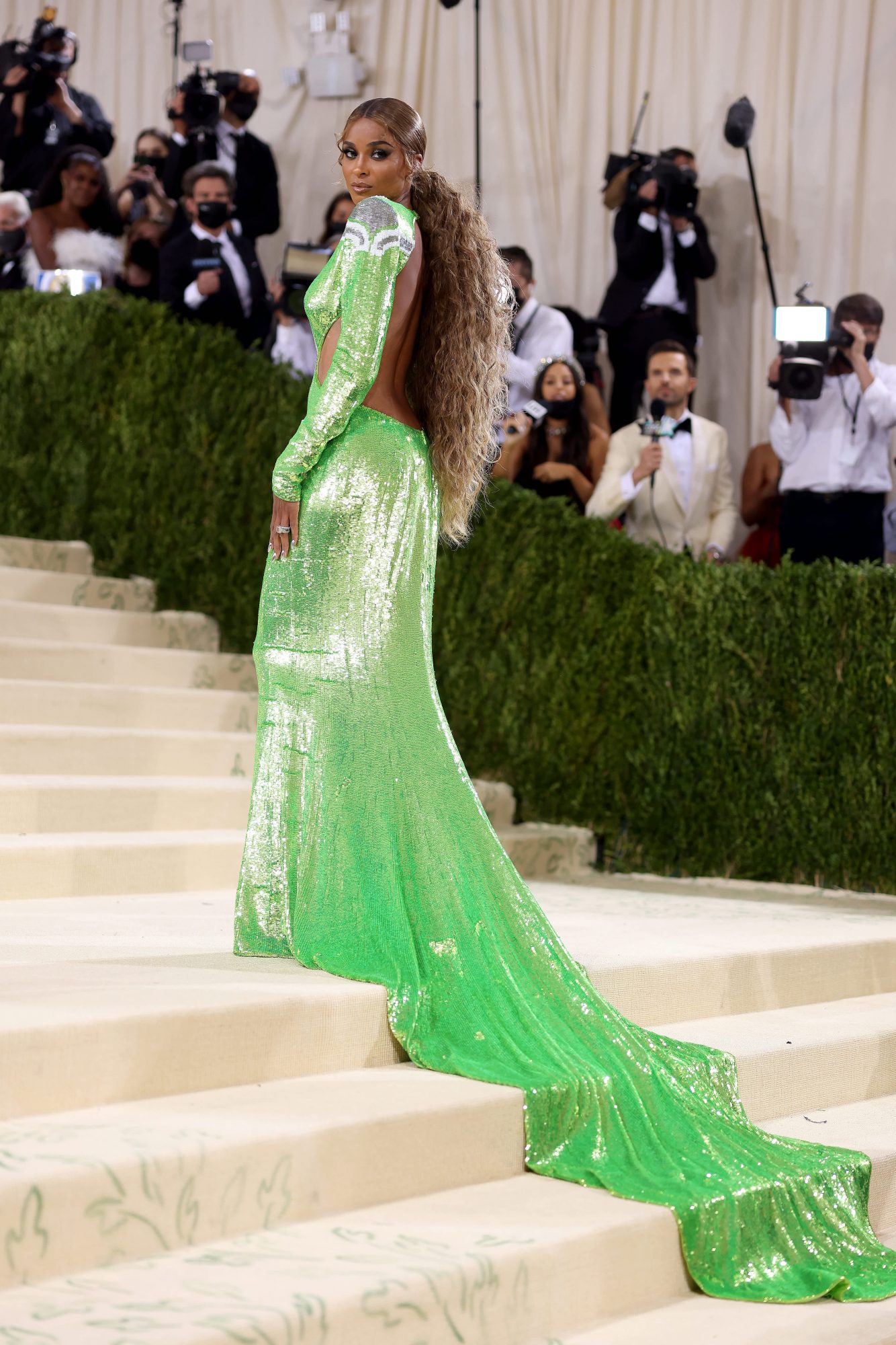 Ciara's Met Gala Dress Was Inspired By Husband Russell Wilson's NFL Jersey