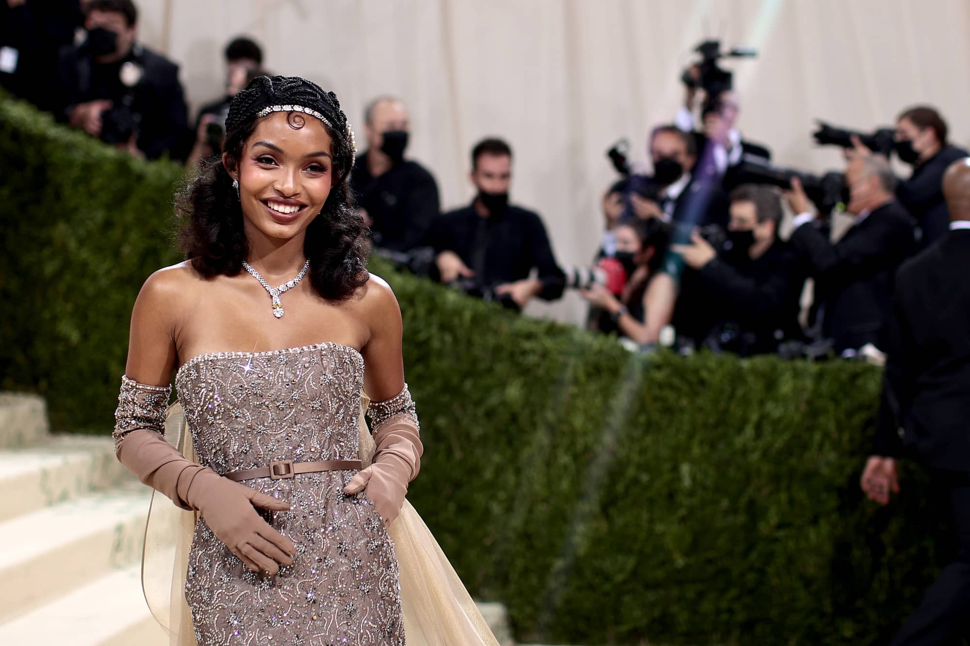 Fashion, Shopping & Style, Yara Shahidi Exudes Elegance in a Met Gala Look  Inspired by Josephine Baker
