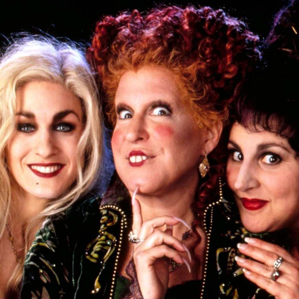 hocus pocus Bette Midler, Sarah Jessica Parker and Kathy Najimy