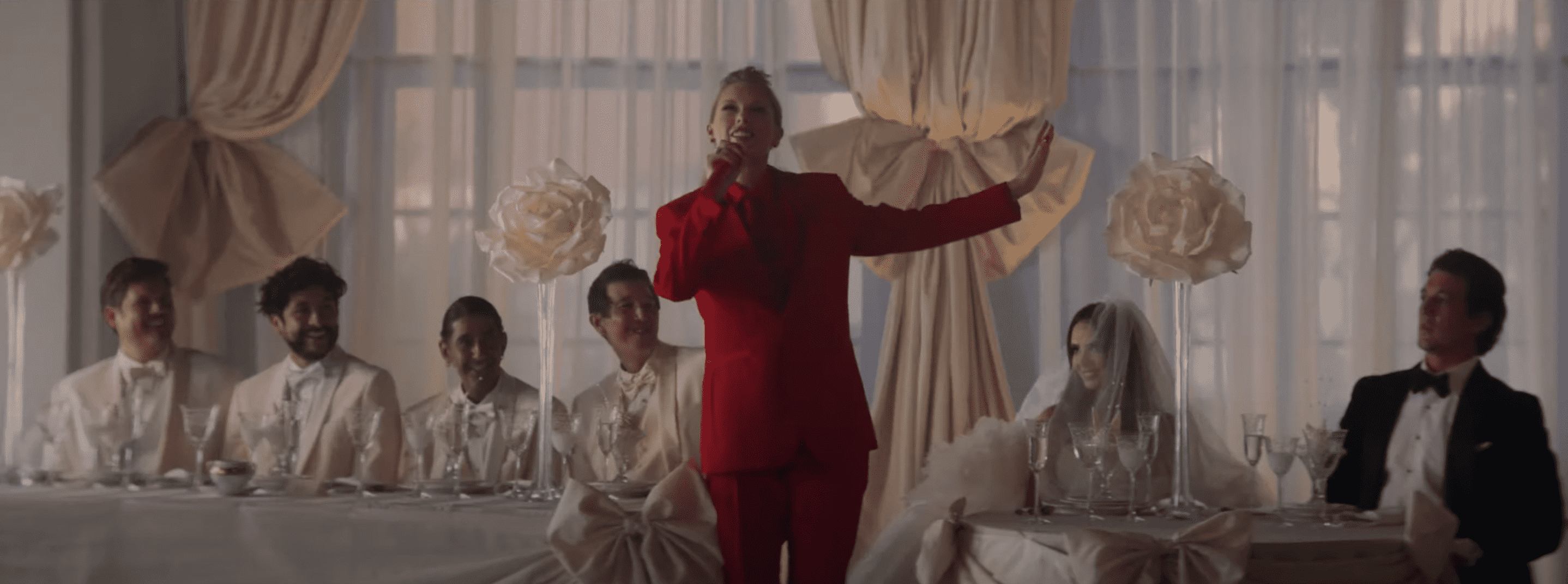 Taylor Swift Stunned in 5 Red Outfits in Her New Music Video but