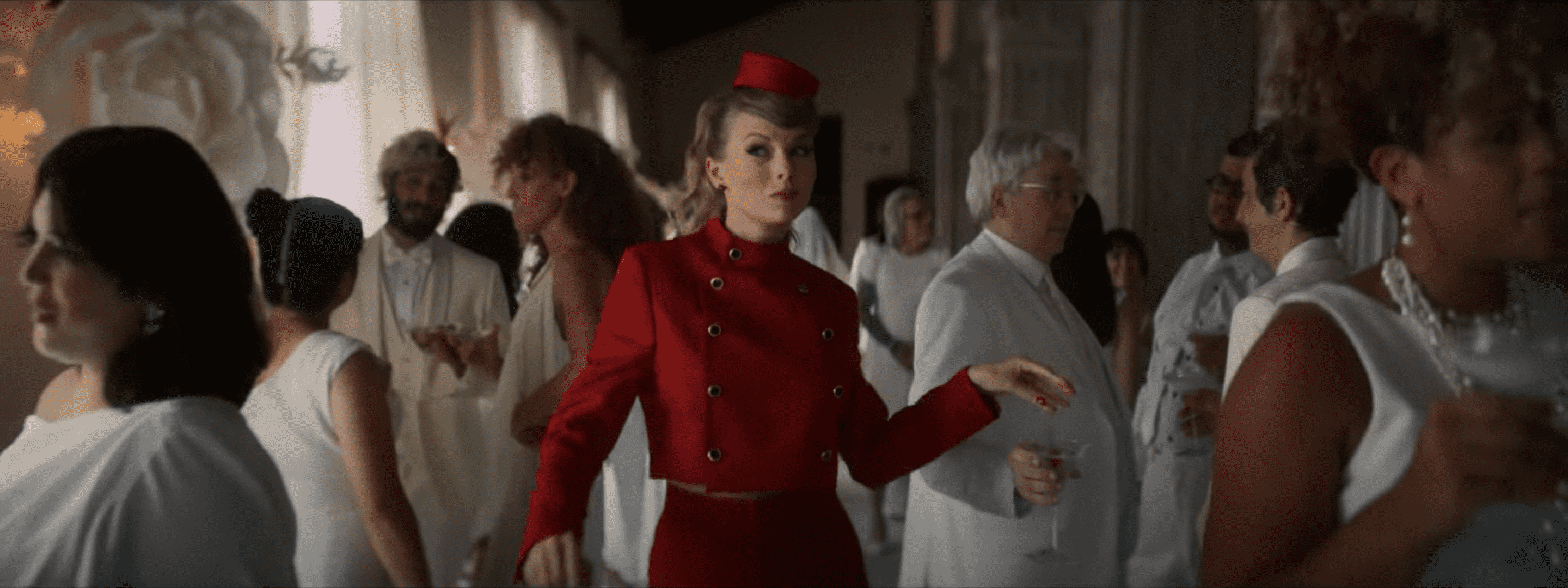 Taylor Swift Stunned in 5 Red Outfits in Her New Music Video but