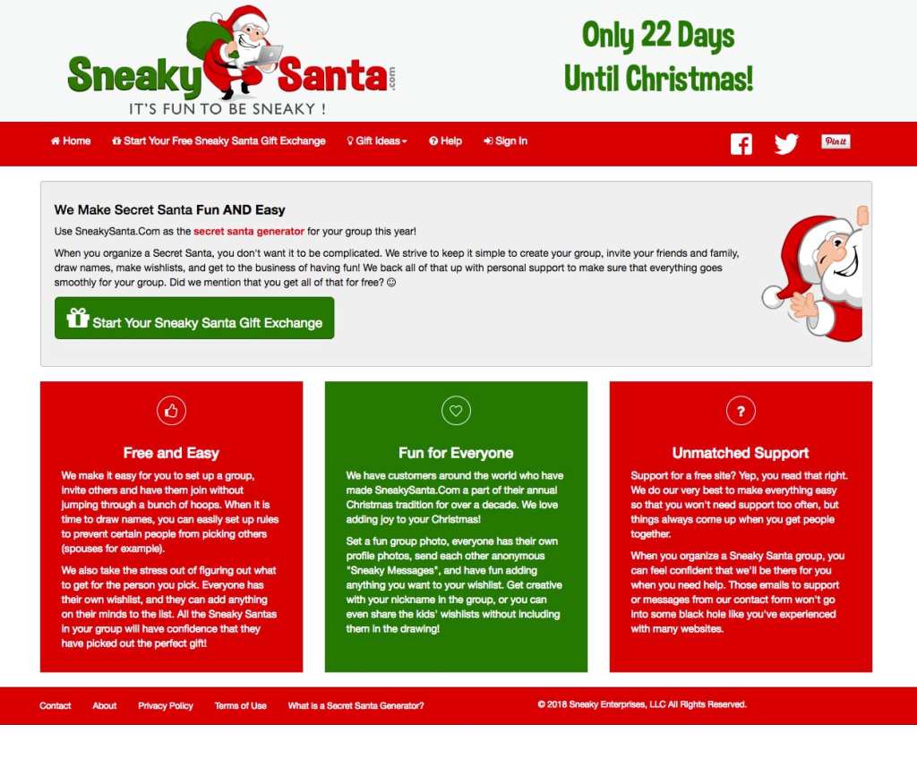 sneakysanta.com