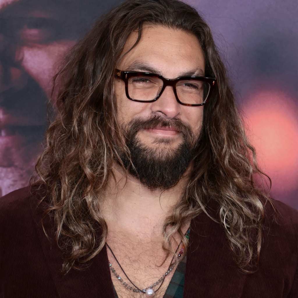 A headshot of Jason Momoa at "The Batman" World Premiere.