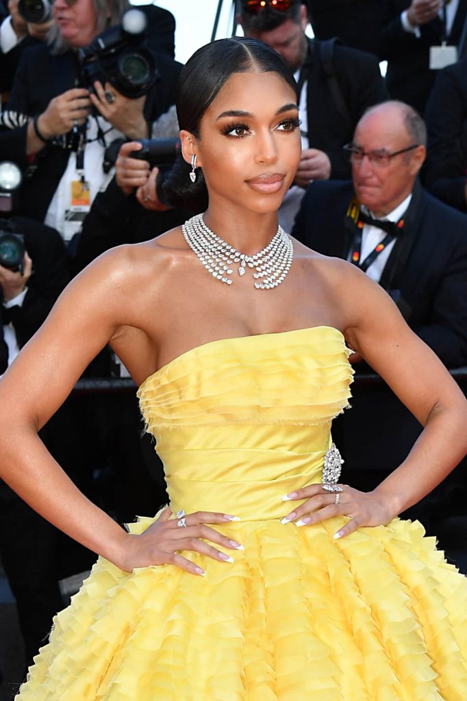 Lori Harvey Hits The Red Carpet At Cannes In A Strapless Yellow