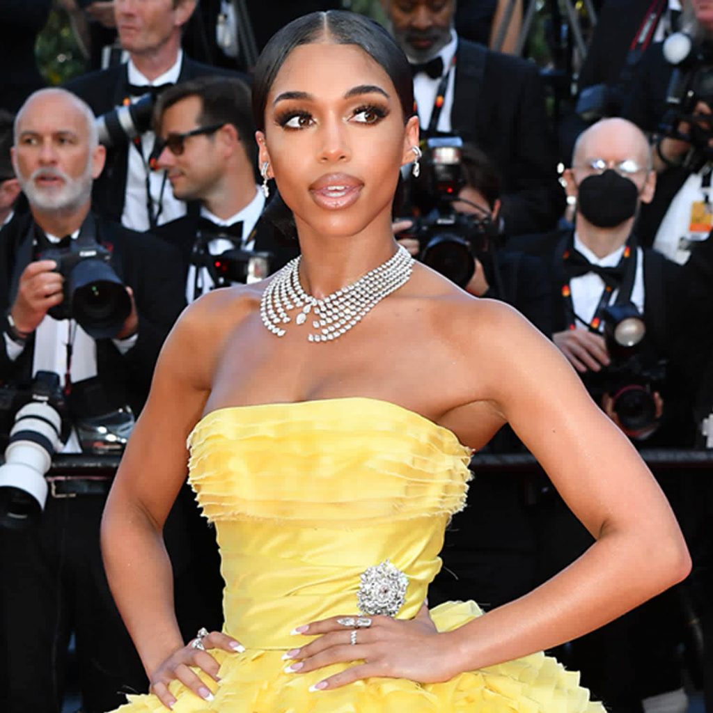 Lori Harvey Hits Cannes Red Carpet in Yellow Gown, Tons of Diamonds