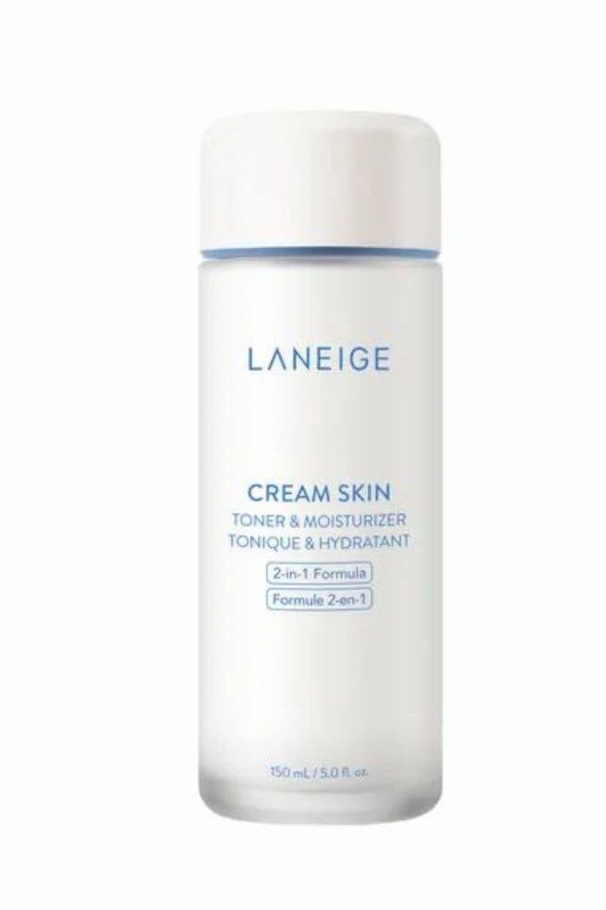 Bst toners: Laneige Cream Skin Toner & Moisturiser ($41)