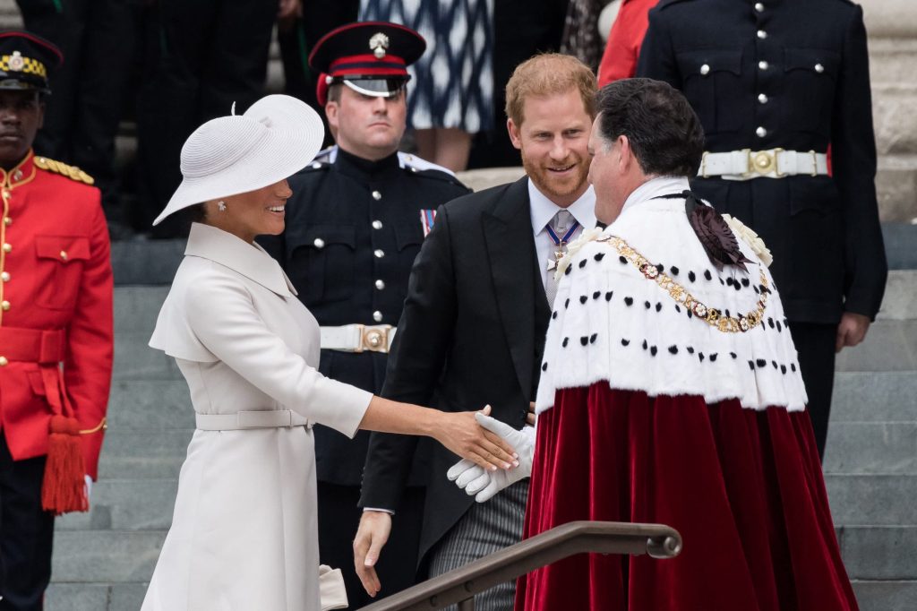 Meghan Markle's Milk-Bath Nails During the Platinum Jubilee