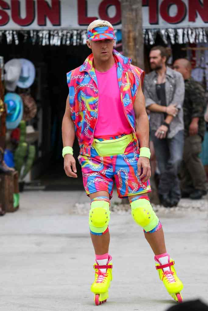 Ryan Gosling as Rollerblade Ken