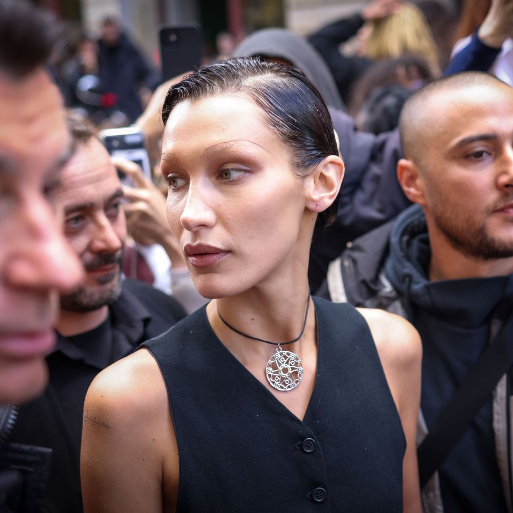 See Bella Hadid's mullet bowl cut