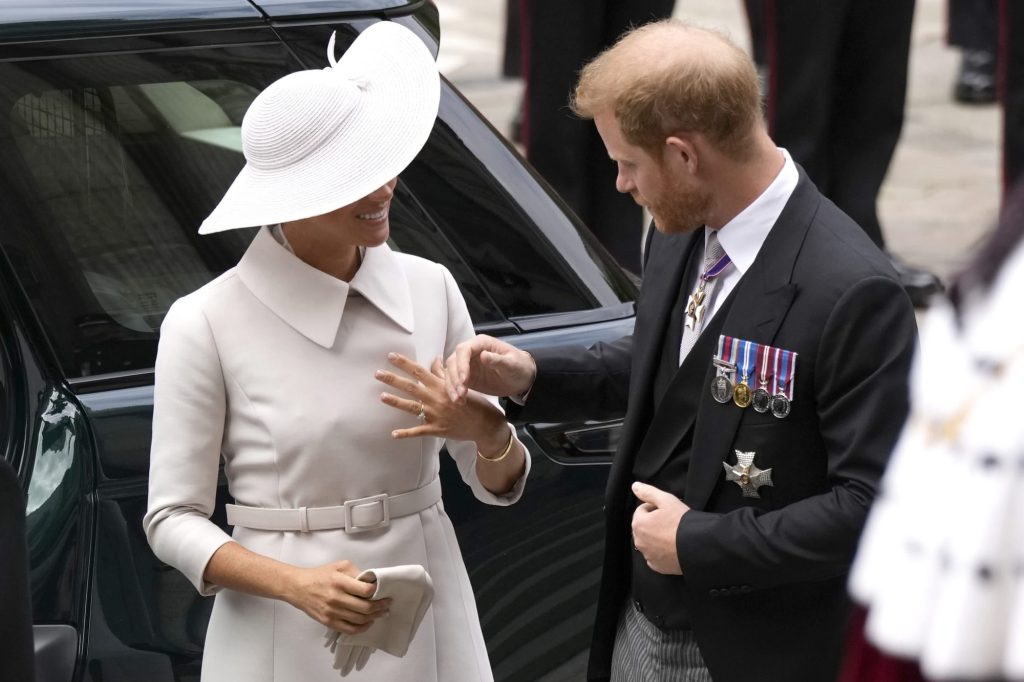 Meghan Markle's Milk-Bath Nails During the Platinum Jubilee