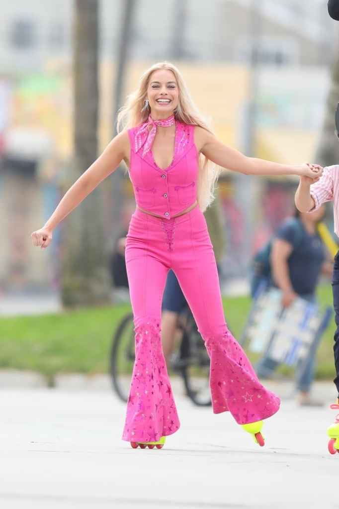 Margot Robbie as Cowgirl Barbie