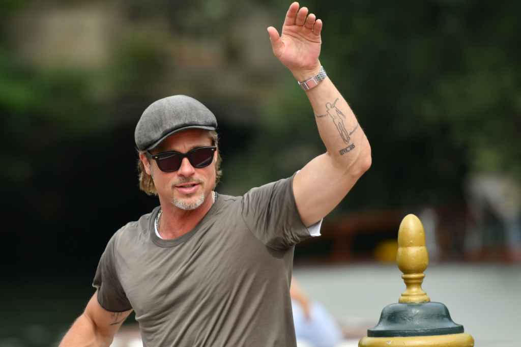 Brad Pitt's Iceman Arm Tattoo