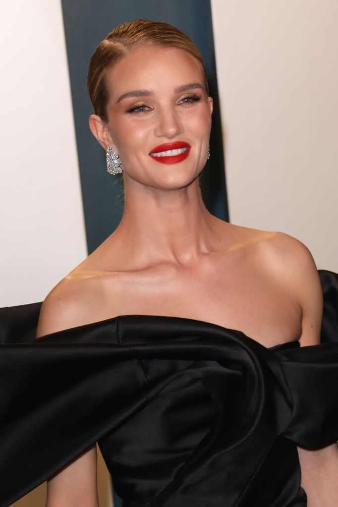 Rosie Huntington Whitely wears Byredo's Gypsy Water ($245) and Jo Malone's Lime Basil and Mandarin ($229)