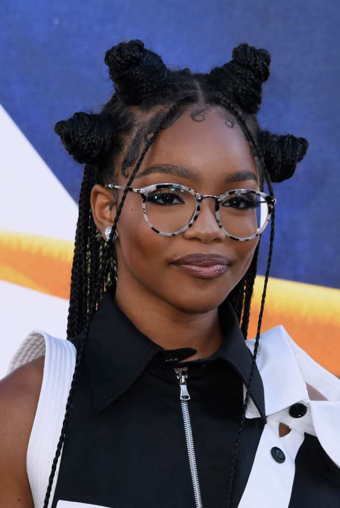 Marsai Martin bantu knots hairstyle