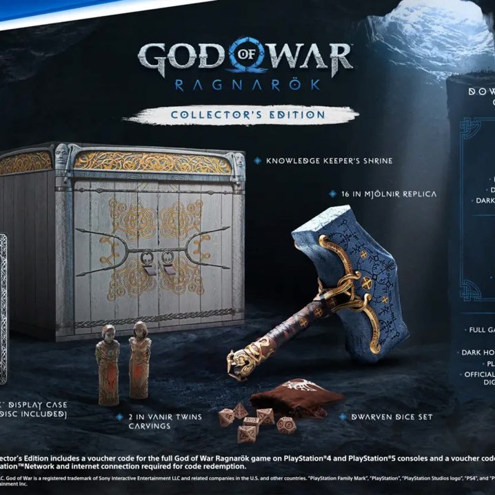 HUGE: The God of War: Ragnarok Collector's Edition Comes With a Replica Of  Thor's Hammer - POPSUGAR Australia