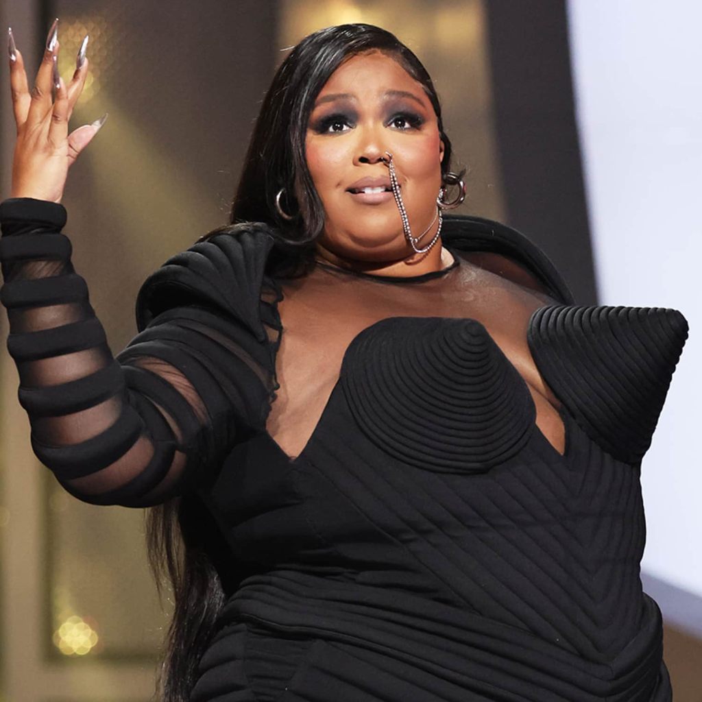 Lizzo's Cone Bra Dress at the MTV VMAs | Photos