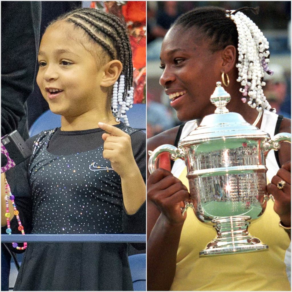 Olympia Ohanian Re-Creates Serena Williams's US Open Braids