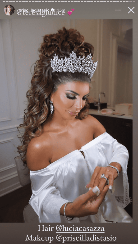 Teresa Giudice wedding hair