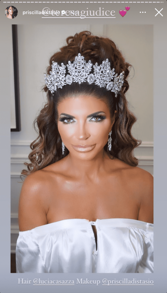 Teresa Giudice wedding hair