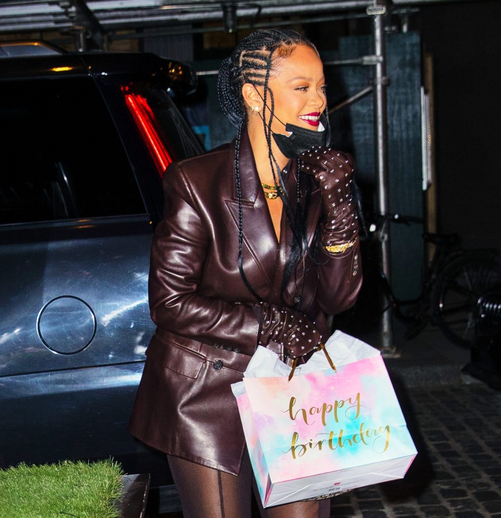 Rihanna's Cornrow Ponytail