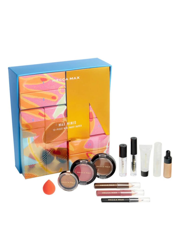 Best Beauty Advent Calendars Australia 2022: MECCA MAX, 12-Piece Mini Must Haves Advent Set ($68)