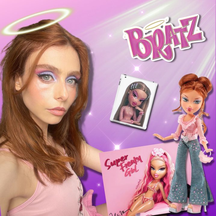 Bratz All Glammed Up Funky Fashion Makeover Doll Head Set