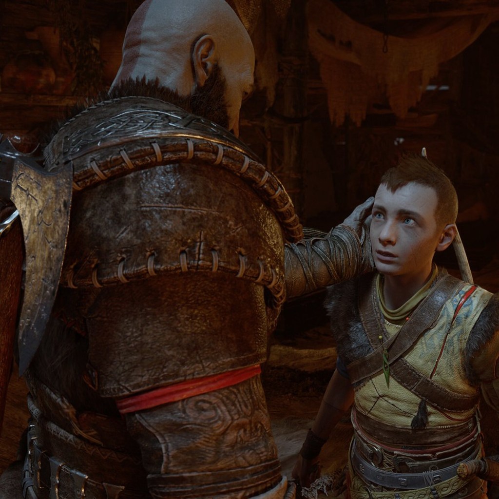 Kratos and Atreus in God of War: Ragnarok.