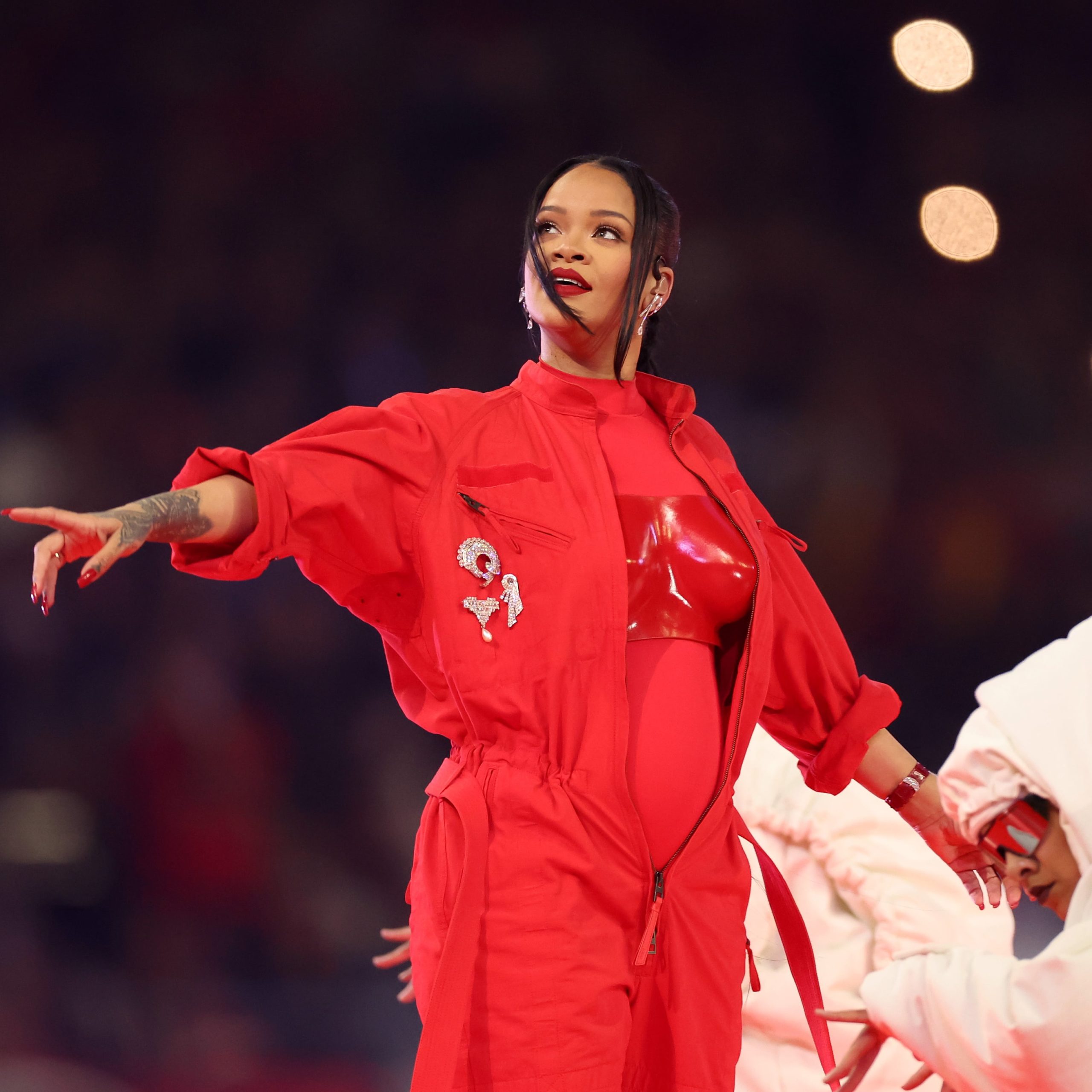 Sheryl Lee Ralph wears red Harbison for Super Bowl 2023 performance