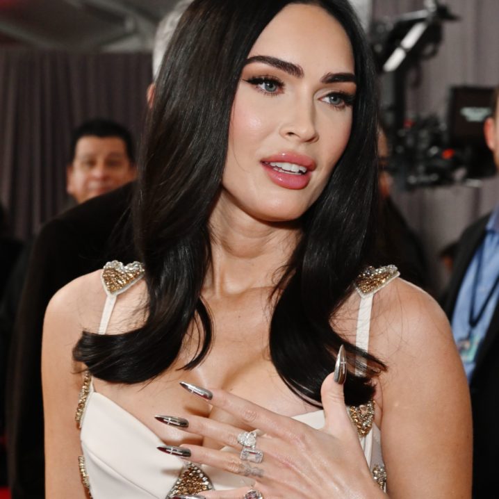 Megan Fox's Gold and Diamond Manicure at the 2023 Grammys POPSUGAR