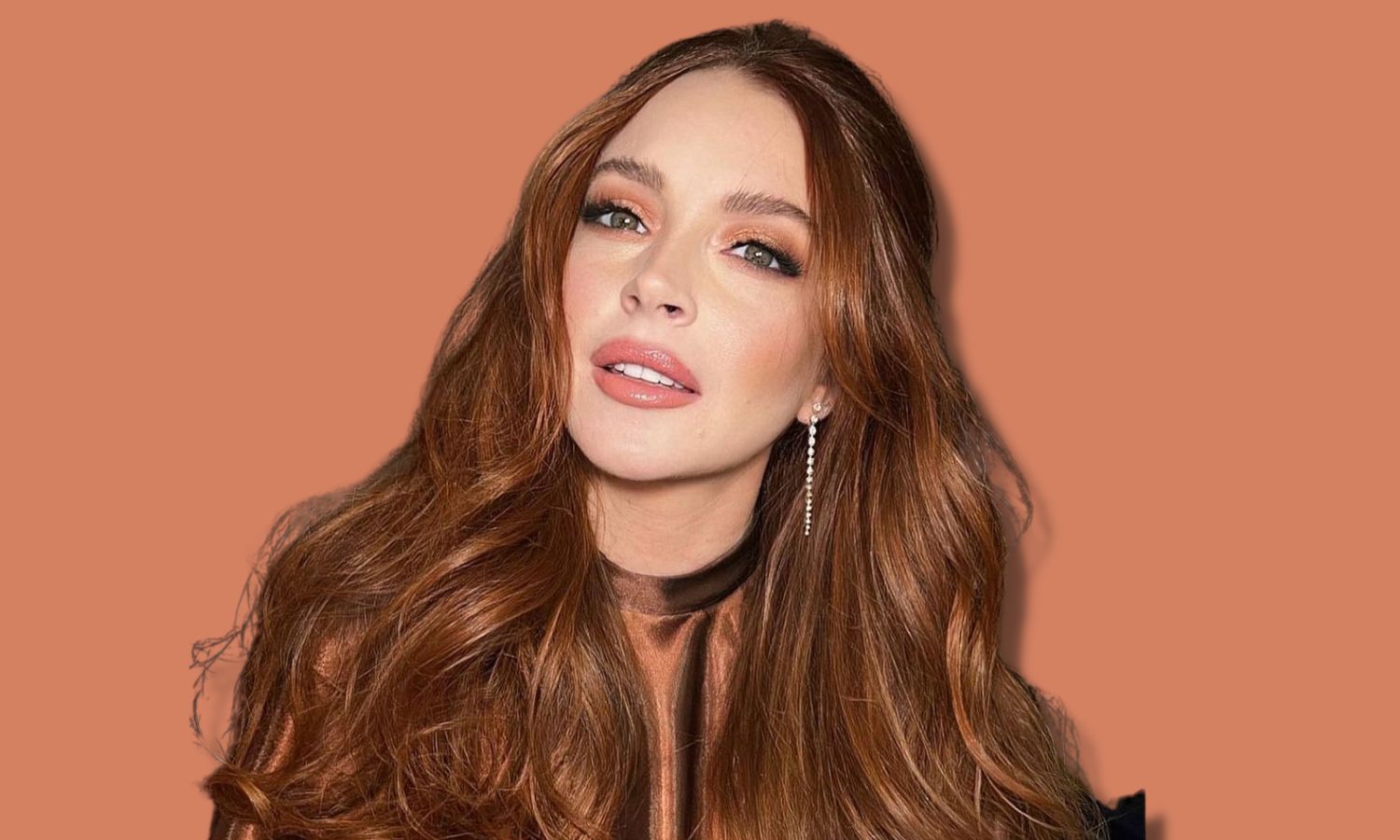 See Lindsay Lohan S Monochrome Beauty Look Popsugar Australia