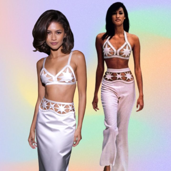 Zendaya Wore Custom Prada Inspired by 1993 - POPSUGAR AU