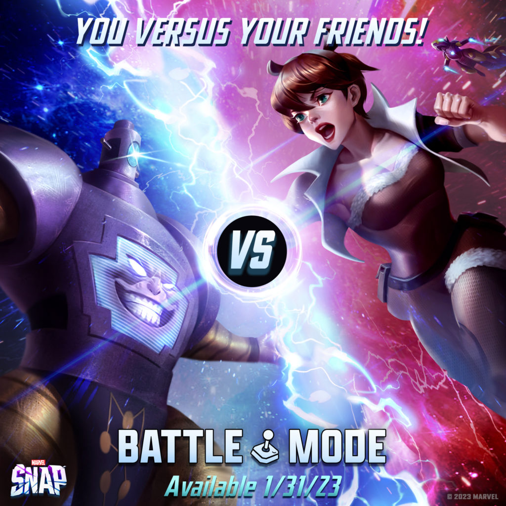 Marvel Snap Update Allows PvP Battles Against Friends