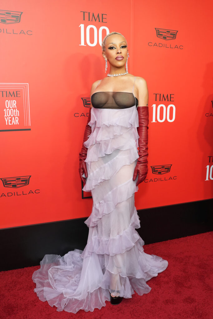 Doja Cat's ThongBaring Dress Is as Sheer as It Gets