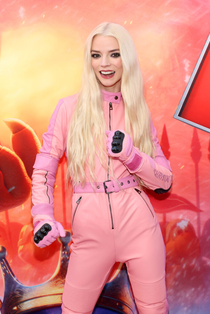Anya Taylor-Joy’s Pink Leather Jumpsuit Is Straight from Princess Peach ...
