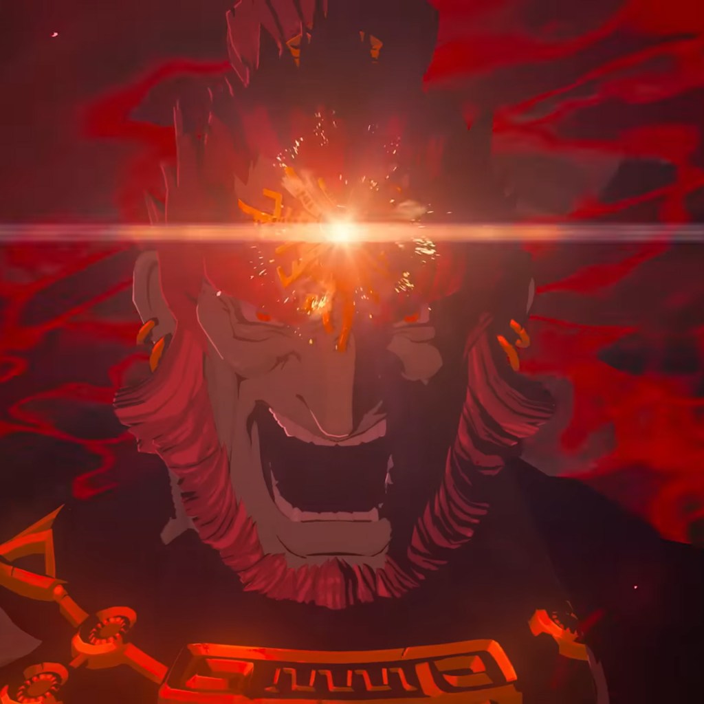 Sexy Ganondorf in the final "Tears of the Kingdom" trailer.