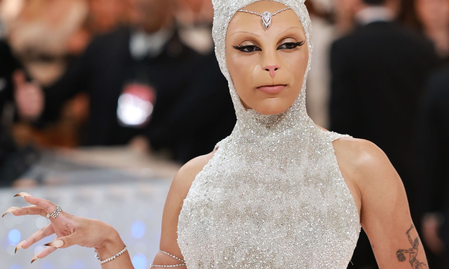 Celebs Transform Into Feline Fashion Icons At The 2023 Met Gala