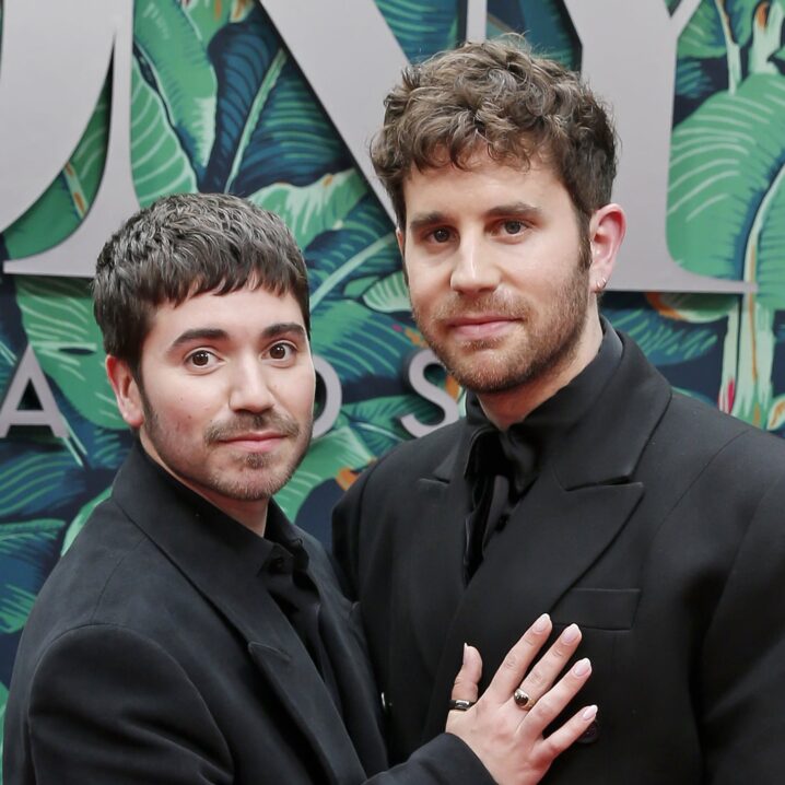 Ben Platt and Noah Galvin Show a Little PDA on the 2023 Tony Awards Red