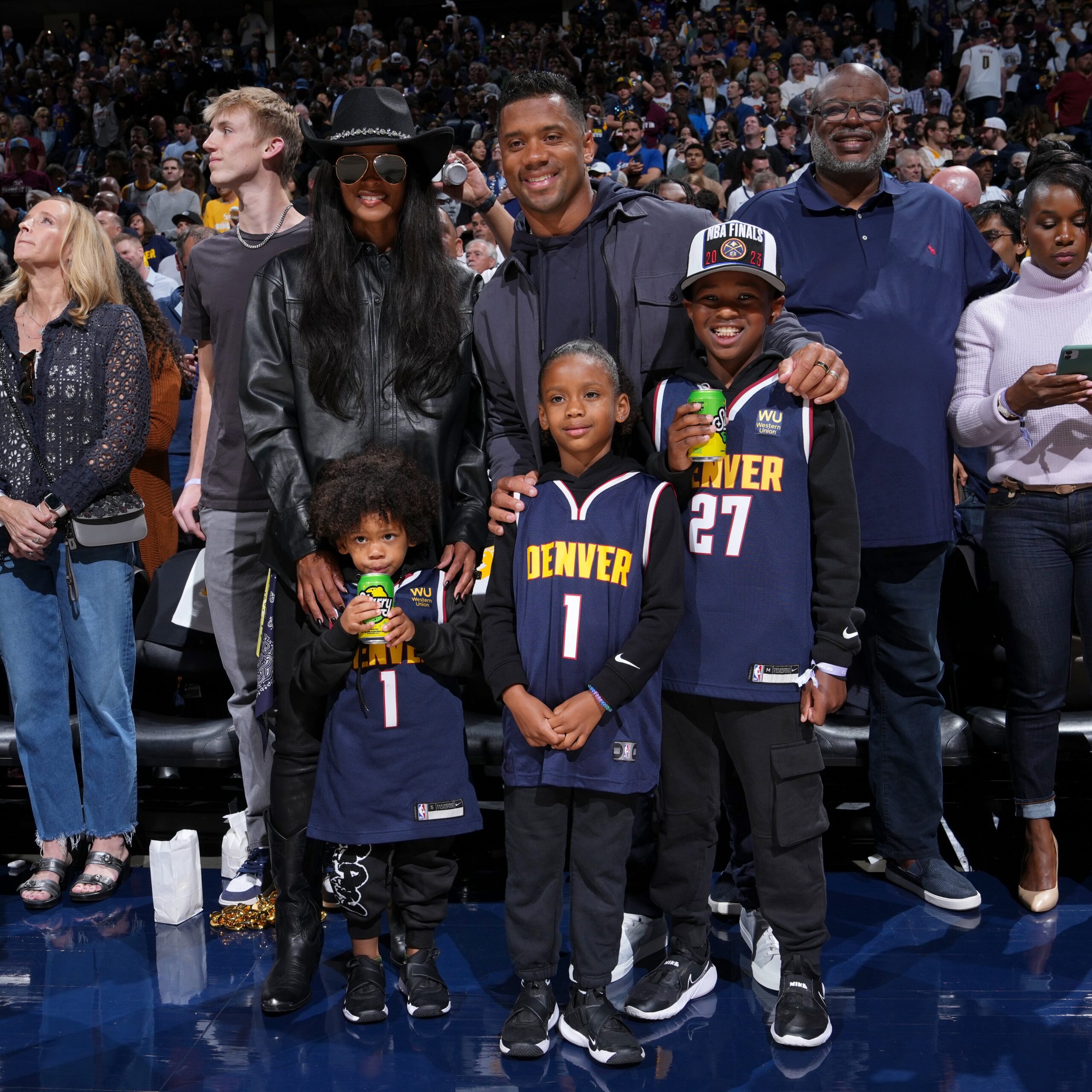 Ciara & Her Kids Celebrate Russell Wilson's Win in Matching Jerseys –  Footwear News