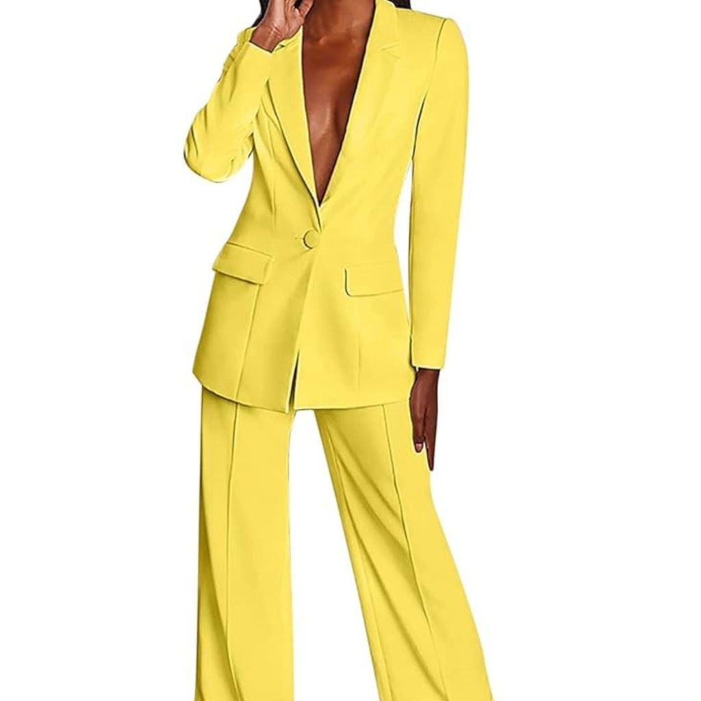 ELizoop Womens Business Long Sleeve Suit, $45.28