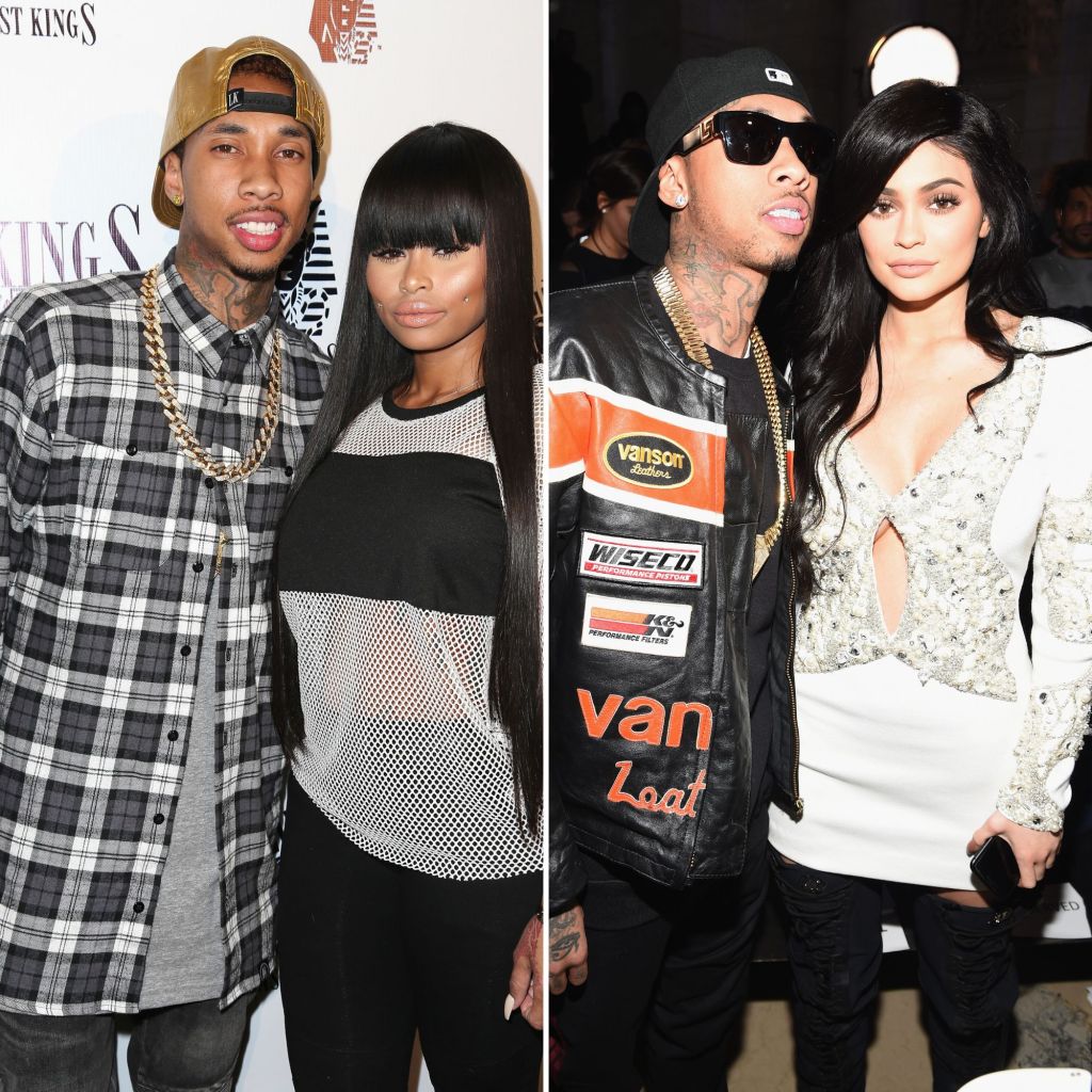 Kylie Jenner, Tyga, and Blac Chyna