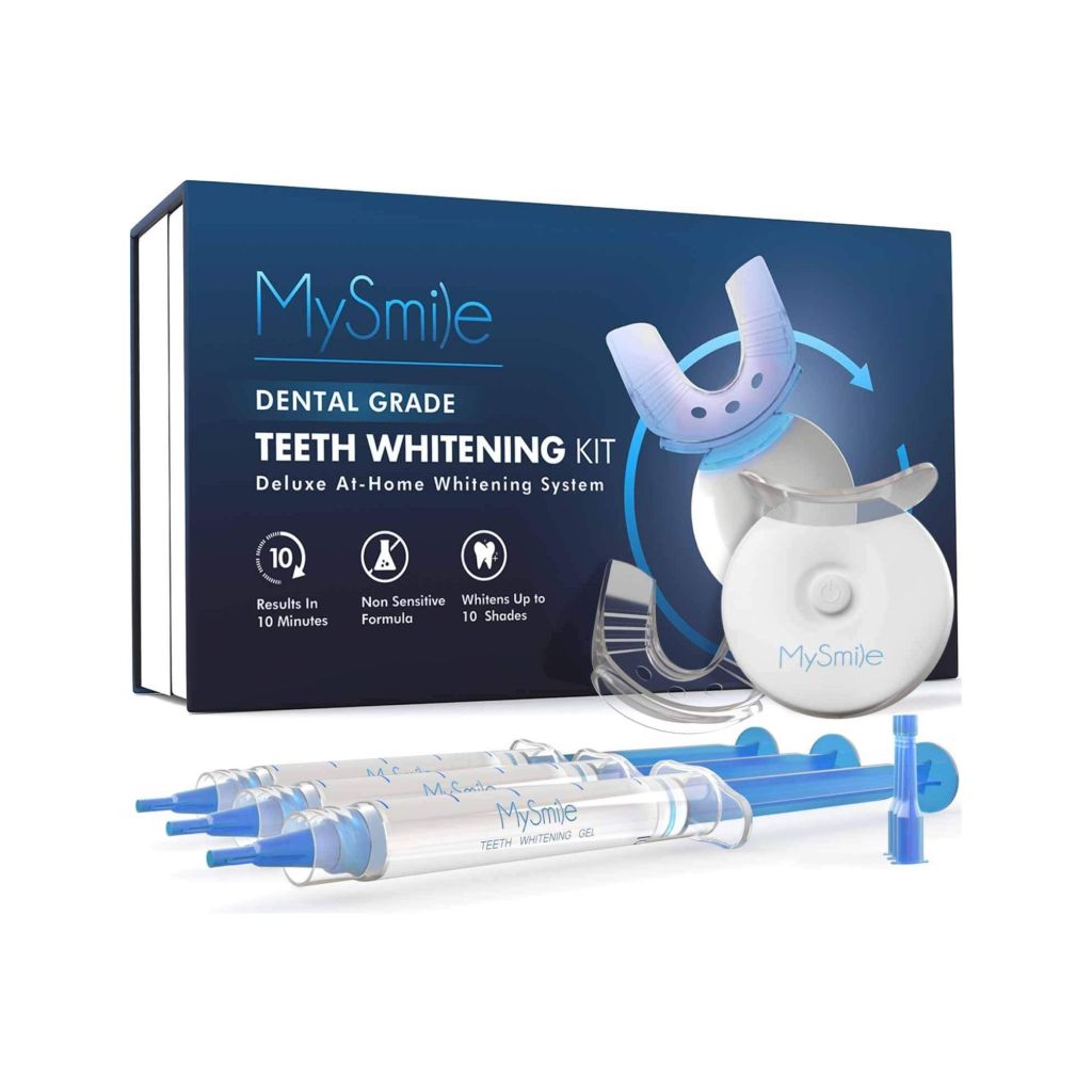 MySmile Teeth Whitening Kit with LED Light, best teeth whitening products