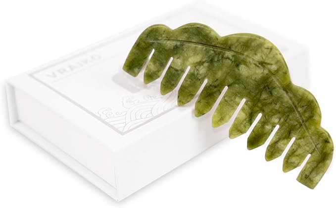 VRAIKO Natural Jade Comb Head Massager ($12.77, usually $15.99) 